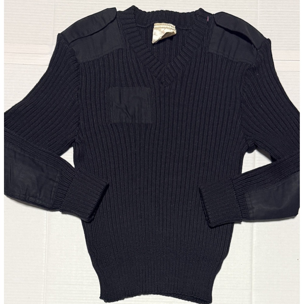 BRIGADE QUARTERMASTERS Woolly Pully - Men's Wool England Sweater - Size 40W